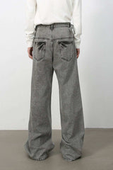 Men's Wide Leg Jeans with Pockets - Trendsi - Flyclothing LLC