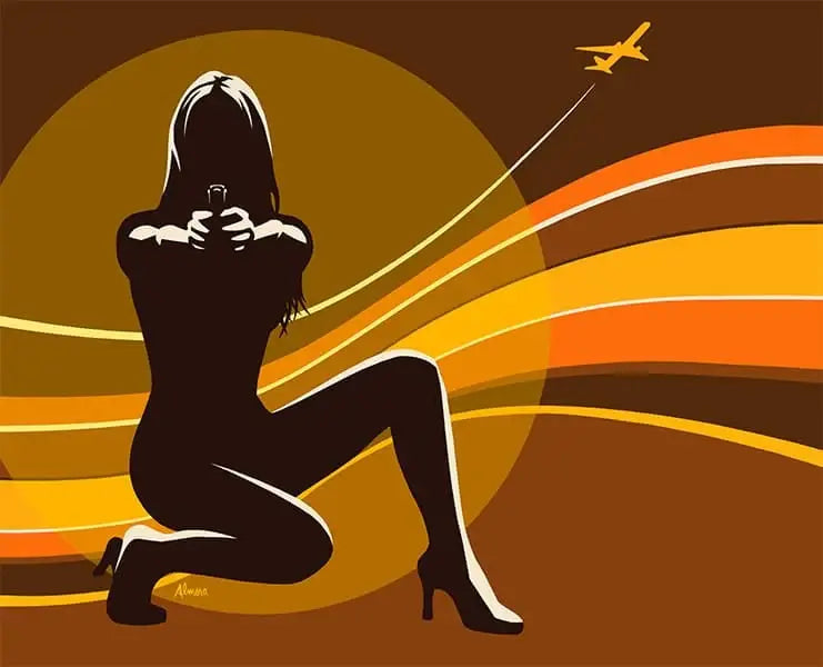 Black Market Art Company Flight Print - Black Market Art Company - Flyclothing LLC