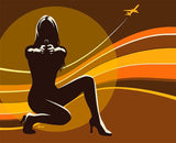 Black Market Art Company Flight Print
