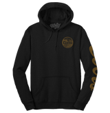 Coors Banquet Beer Double Sided with Sleeve Print Hooded Sweatshirt - Black