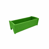 8" X 24" Green Heavy Duty Plastic Rectangular Railing Planter - HomeRoots - Flyclothing LLC
