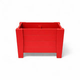 20" X 18" Red Heavy Duty Plastic Square Planter Box - HomeRoots - Flyclothing LLC