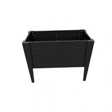 30" X 36" Black Heavy Duty Plastic Rectangular Raised Garden Bed - HomeRoots - Flyclothing LLC