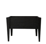 30" X 48" Black Heavy Duty Plastic Rectangular Raised Garden Bed - HomeRoots - Flyclothing LLC