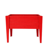 30" X 48" Red Heavy Duty Plastic Rectangular Raised Garden Bed - HomeRoots - Flyclothing LLC