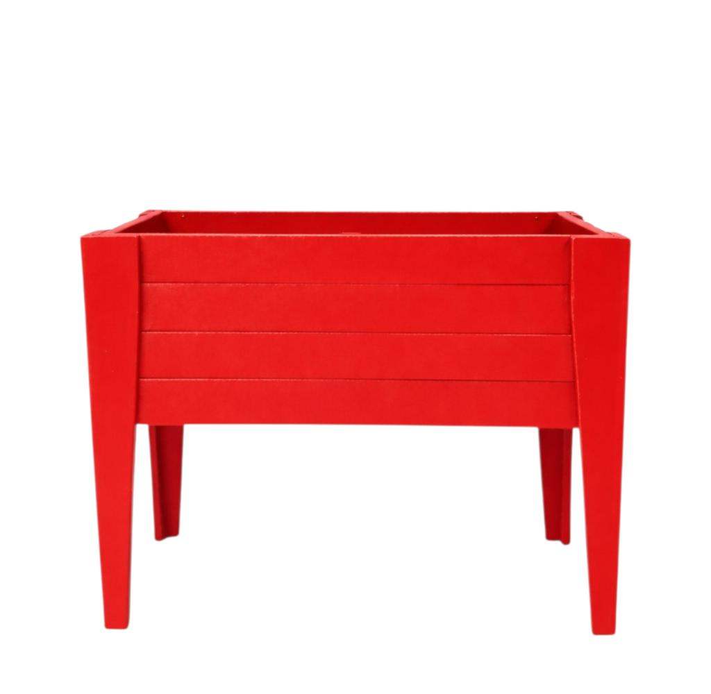 30" X 48" Red Heavy Duty Plastic Rectangular Raised Garden Bed - HomeRoots - Flyclothing LLC