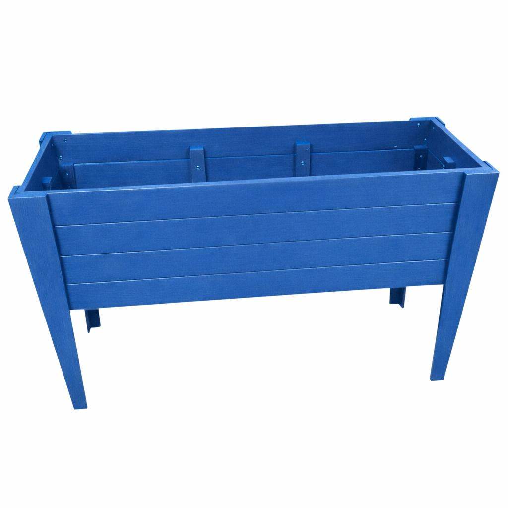 30" X 60" Blue Heavy Duty Plastic Rectangular Raised Garden Bed - HomeRoots - Flyclothing LLC