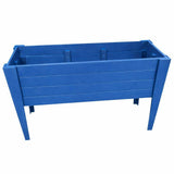 30" X 60" Blue Heavy Duty Plastic Rectangular Raised Garden Bed - HomeRoots - Flyclothing LLC