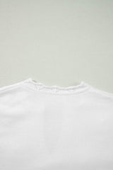 Daisy Notched Long Sleeve Sweater - Trendsi - Flyclothing LLC