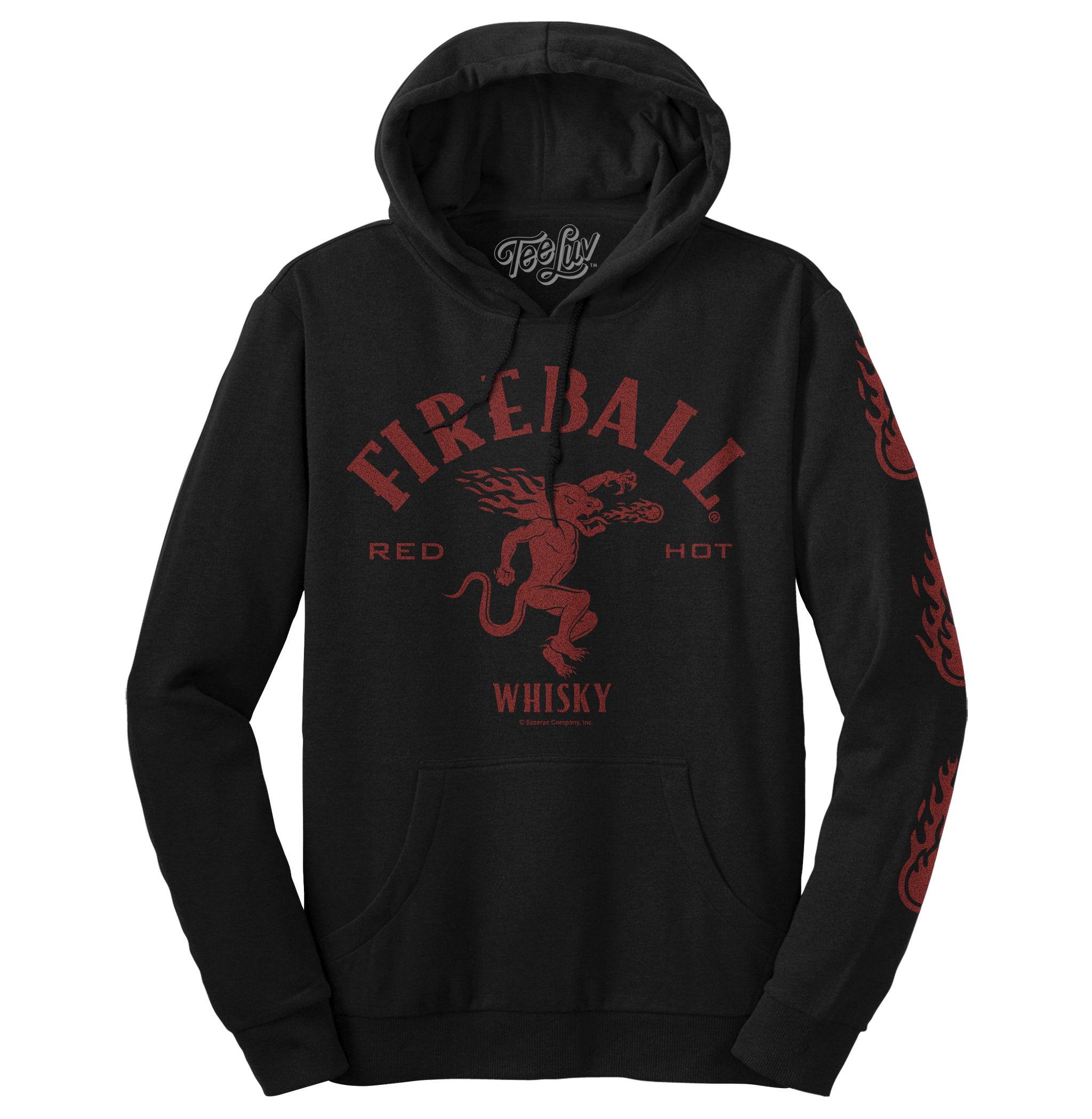 Fireball Whisky Dragon Hooded Sweatshirt - Black