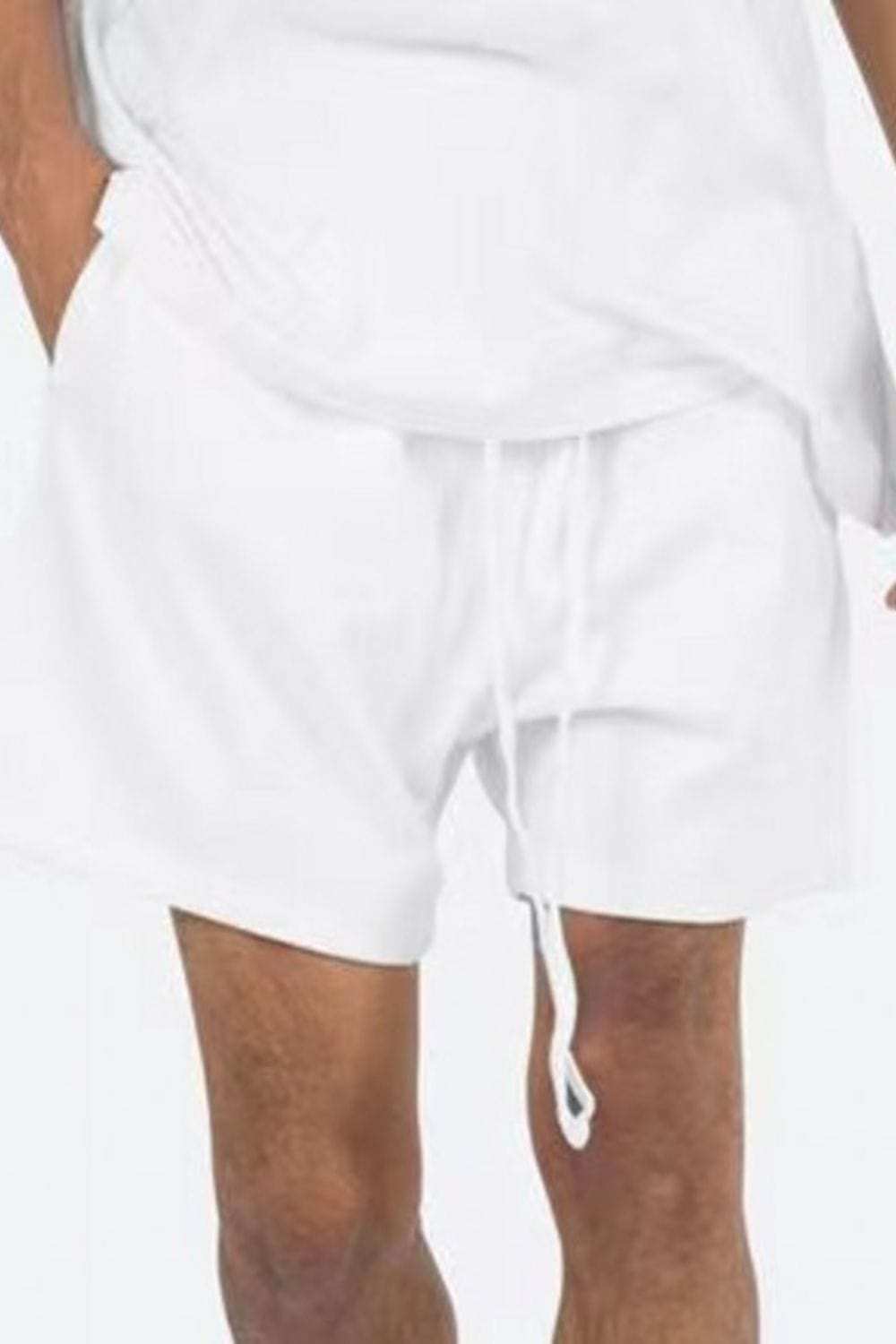 Men's Plus Size Drawstring Shorts - Trendsi - Flyclothing LLC