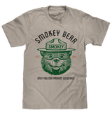 Est 1944 Smokey Bear Shirt Only You Can Prevent Wildfires T-Shirt - Light Gray