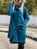 Full Size Asymmetrical Zip-Up Hooded Fleece Outerwear Plus Size - Trendsi - Flyclothing LLC