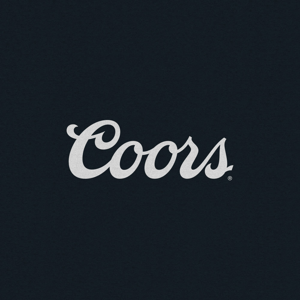 Coors Banquet Bull Skull Double Sided Heavyweight T-Shirt - Navy Blue - Tee Luv - Flyclothing LLC