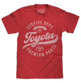 Toyota Service Department Premium Parts T-Shirt - Heather Red
