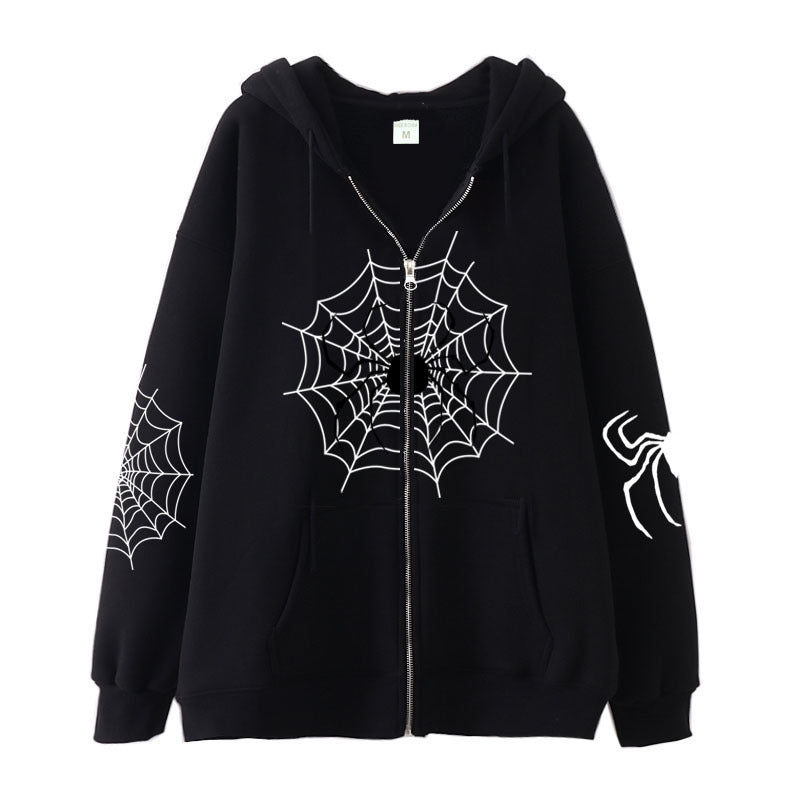 Spider Zipper Sweater Halloween Decoration - My Store - Flyclothing LLC