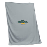 San Francisco Gray Screened Sweatshirt Blanket