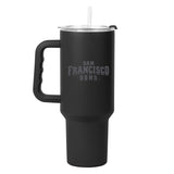 San Francisco 40oz Black Tonal Powder Coat Tumbler