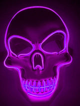 Halloween Skeleton Mask LED Glow Scary Mask - My Store - Flyclothing LLC