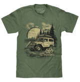 Toyota Land Cruiser Vintage Graphic T-Shirt - Canyon Green Heather
