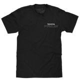 Toyota Prius Passion for the Planet Front and Back Print T-Shirt - Black