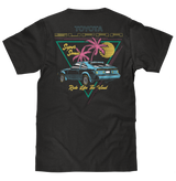 Toyota Supra Double Sided 80s Graphic T-Shirt - Black