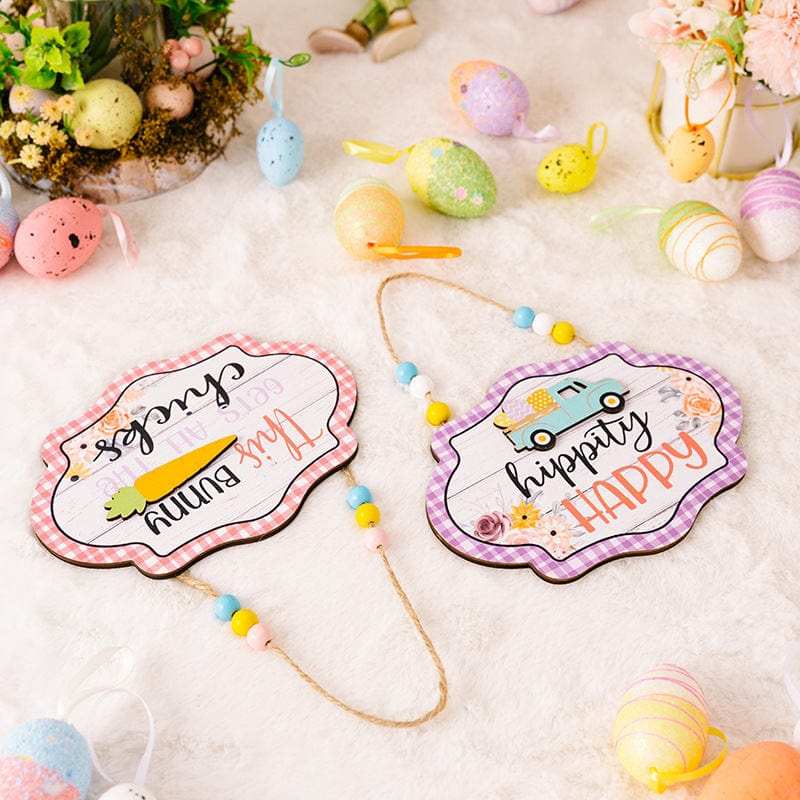 Easter Wooden Bead Hanging Widget - Trendsi - Flyclothing LLC