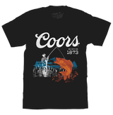 Coors Since 1873 Bass Fishing T-Shirt - Black - Tee Luv - Flyclothing LLC