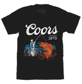 Coors Since 1873 Bass Fishing T-Shirt - Black - Tee Luv - Flyclothing LLC