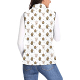 Baha Ranch Cactus and Highland Cow Puffy Vest