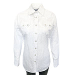 Rockmount Ranch Ware Women's White Eyelet Embroidery Western Shirt
