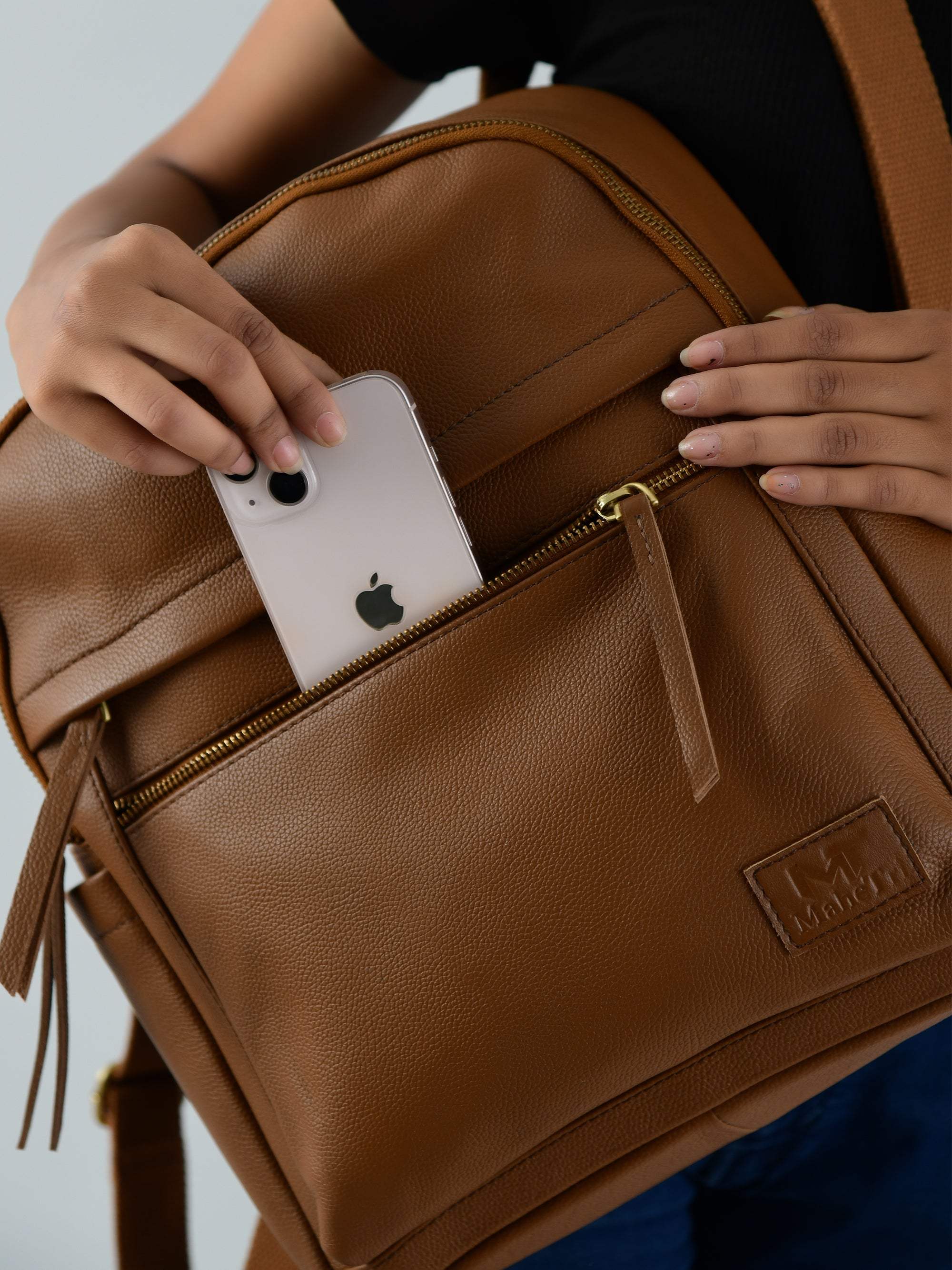 Mini Journey Leather Backpack - Classy Leather Bags - Flyclothing LLC
