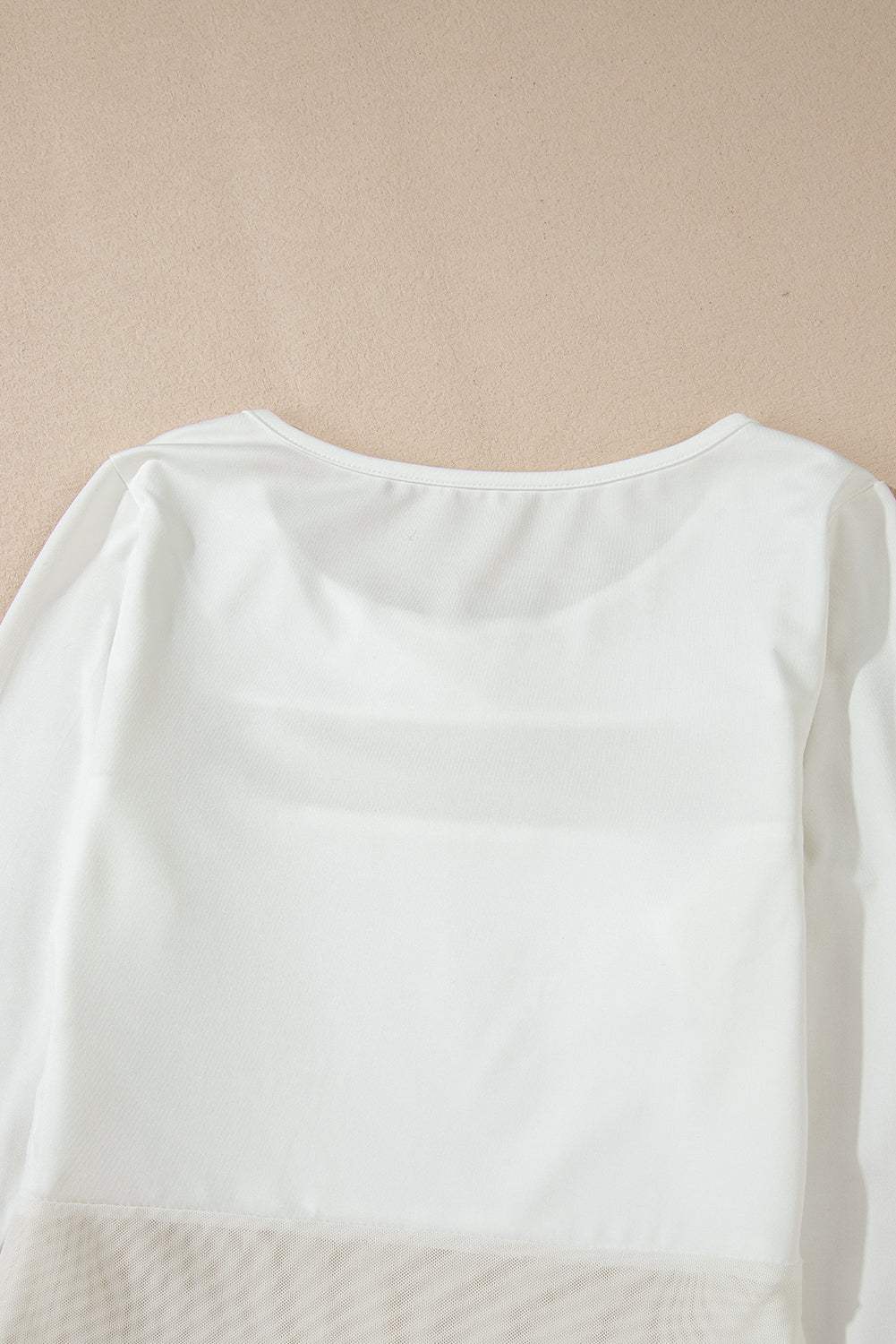 Round Neck Long Sleeve Bodysuit - Trendsi - Flyclothing LLC