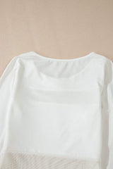 Round Neck Long Sleeve Bodysuit - Trendsi - Flyclothing LLC