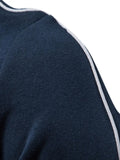 Men's Zip Up Long Sleeve Sweatshirt - Trendsi