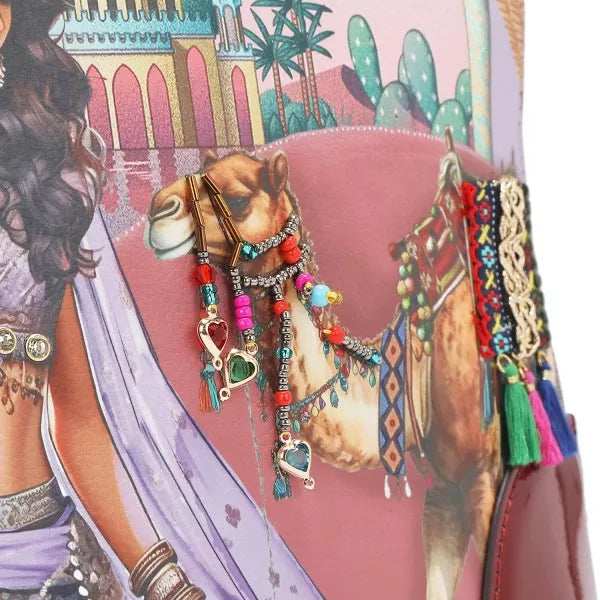 Nicole Lee USA Queen Cleopatra Dome Handbag - Trendsi - Flyclothing LLC