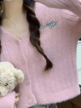 Button Up Ribbed Knit Cardigan - Trendsi - Flyclothing LLC