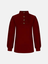 Full Size Mock Neck Long Sleeve T-Shirt - Trendsi - Flyclothing LLC