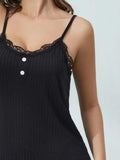 Ribbed Scoop Neck Top and Shorts Lounge Set - Trendsi - Flyclothing LLC