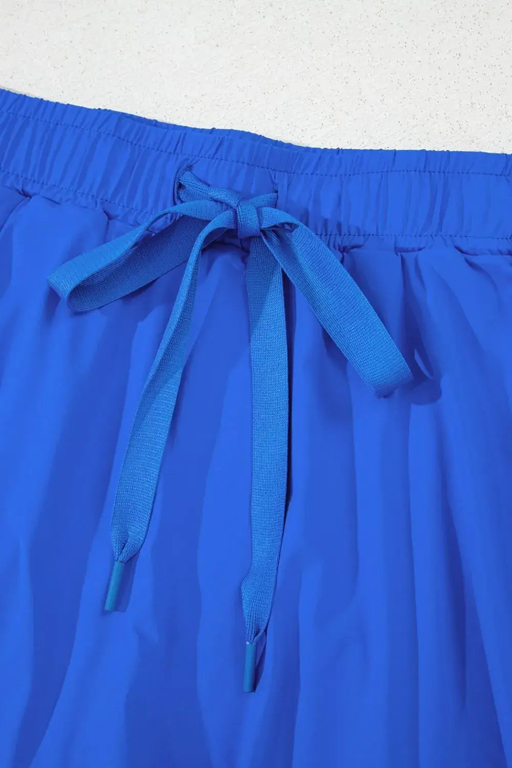 Drawstring Active Skorts - Trendsi - Flyclothing LLC