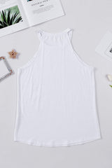 Sequin US Flag Star Grecian Neck Tank - Trendsi - Flyclothing LLC