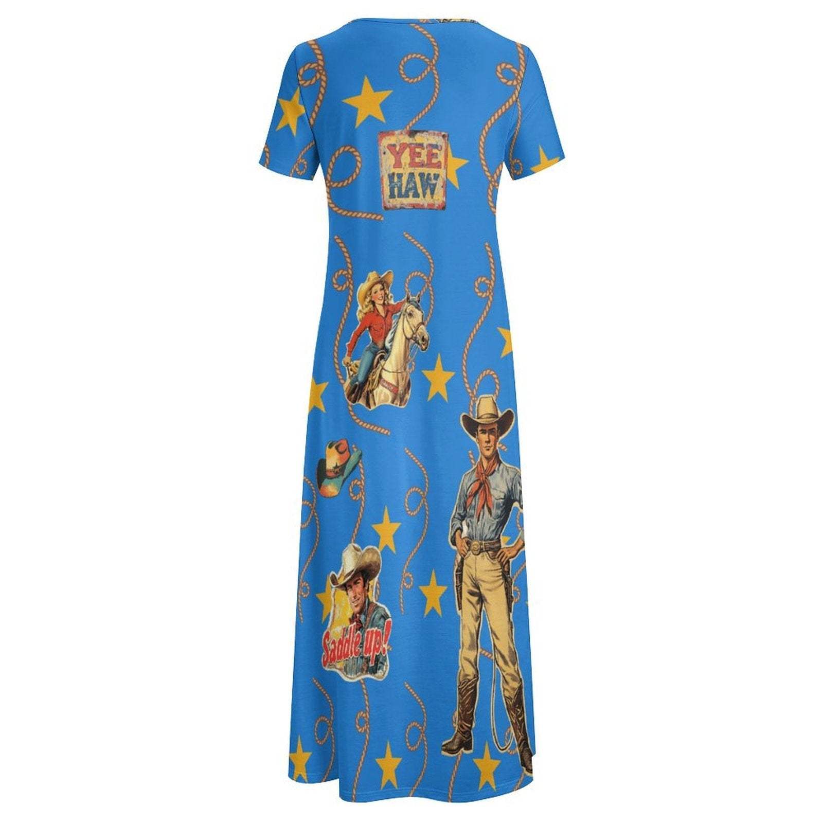 Baha Ranch Vintage Cowgirl Western Dress - Baha Ranch Western Wear - Flyclothing LLC