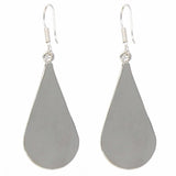 Fuschia with Abalone Petals Teardrop Earrings - Artisana - Flyclothing LLC