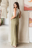 Mittoshop Textured Wide Leg Overalls - Trendsi
