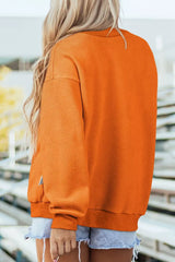 Spooky Season Mock Neck Reversible Halloween Sweatshirt - Trendsi - Flyclothing LLC