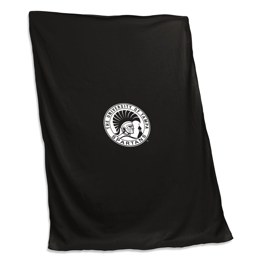 Tampa U Black Sweatshirt Blanket (Screened)