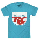 RC Cola Me and My RC Royal Crown Soda T-Shirt - Aqua Blue