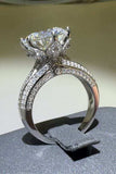 5 Carat Moissanite 925 Sterling Silver Ring - Trendsi - Flyclothing LLC