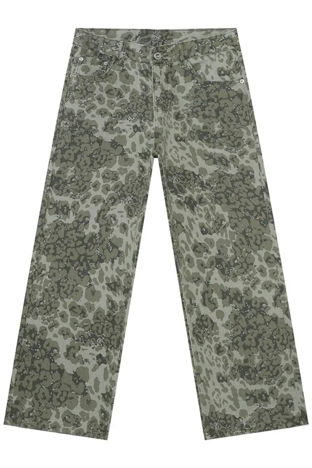 Camouflage Jeans with Pockets - Trendsi - Flyclothing LLC