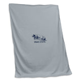 Penn State University Park Gray Sweatshirt Blanket (Screened) - Logo Brands - Flyclothing LLC